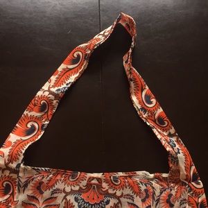 Free People Bags - Free People Orange and White Print Tote Free People Bags - Free People Orange and White Print Tote
